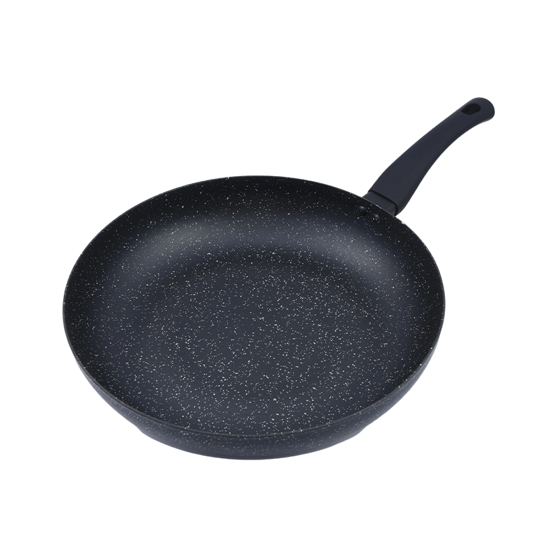 Kökskärl i pressad aluminium med Nonstick-beläggning i svart marmor